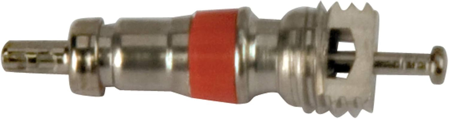 TPMS Nickel Plated Valve Cores 20055, for Motorcycle, Bicycle, Truck or Car Tires, Bag of 100 Cores
