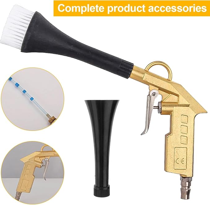 Air Compressor for Car Detailing Detailing Tool, High Pressure Air Gun Dry Cleaning Tool Kit, Air Gun, Car Clean Gun, Cleaning Gun, for Car Dry Cleaning
