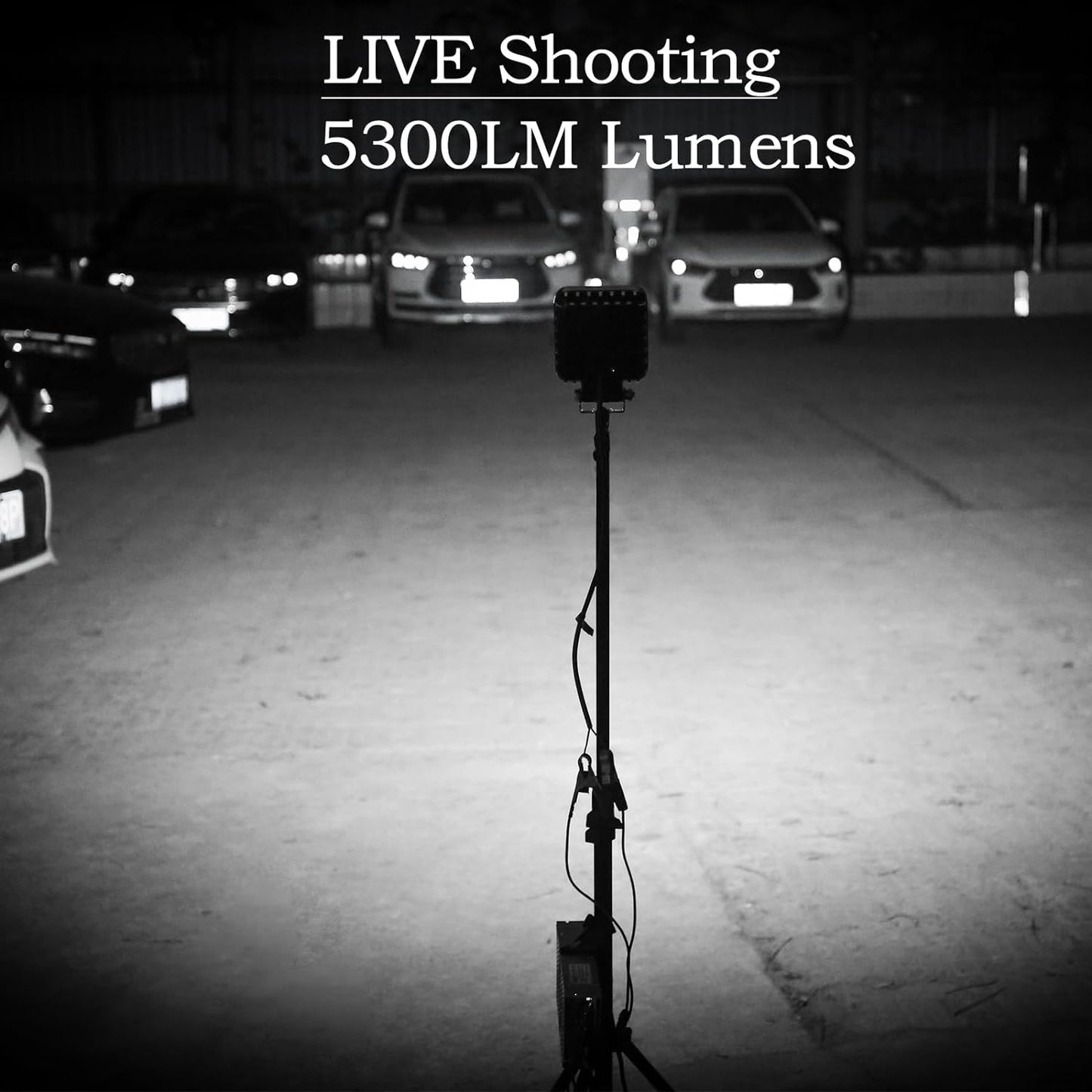 4.3" 12V LED Flood Lights 46W, 24 Volt Work Lights for Heavy Equipment Tractor Excavator Dump Truck 5300LM Waterproof, Vehicle Utility Flood UTV ATV, 4PCS