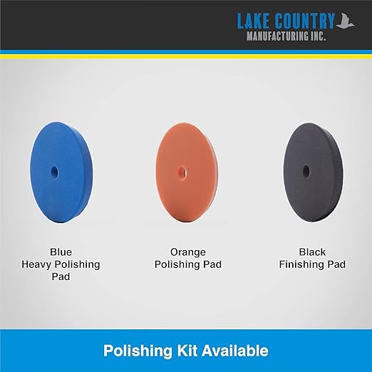 SDO Blue Foam Heavy Polishing Pad (2 Pack 5.5”) - Premium Standard Duty Orbital Polishing Pads for Painted Surfaces. (Fits 5" Backing Plate.)