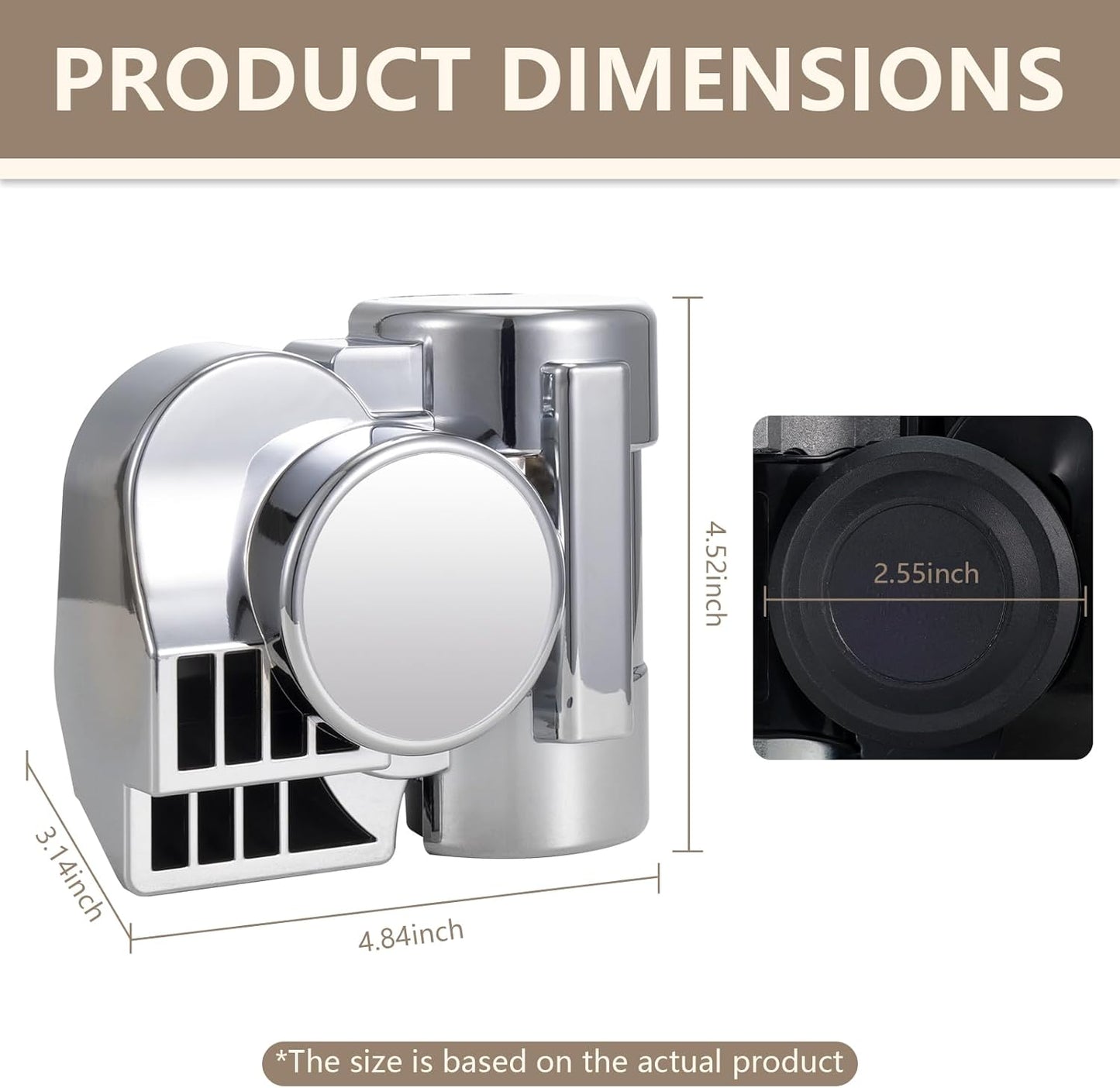 Car Horn Upgrade - 150DB Air Horn Kit for Motorcycle, Truck, Boat, & Pickup - 12V Train Horn with button, Compatible with motorbike