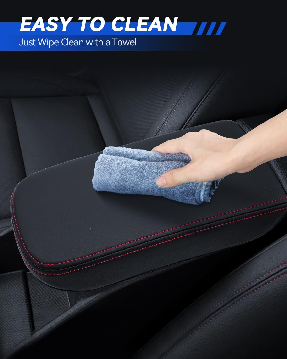 Armrest Cover for 2024 2025 Chevy Trax (LS, 1RS, LT, 2RS, ACTIV) Accessories Center Console Middle Lid Pad Protector for Car Elbow Rest