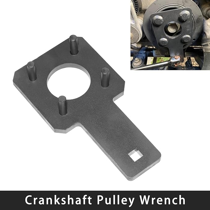DPTOOL Camshaft Phaser Timing Chain Tool Camshaft Holding Tool Crankshaft Pulley Wrench Compatible with VW Jeep Chrysler Dodge 3.6L Pentastar Engine Replace 10200A 10202 10369 10198A 2025200090