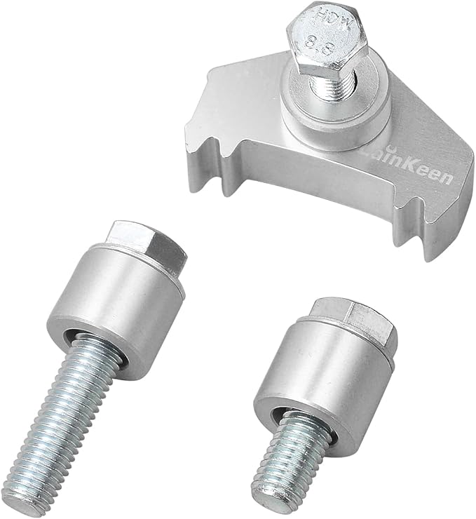 LainKeen Auto Engine Flywheel Locking Tool Kit Compatible with BMW N20 M47TU M54 M57T2 M57TU N40 N42 N43 N45T N46 N46T N51 N52 N53 N54 N62 N73 S85 & W17 Engines