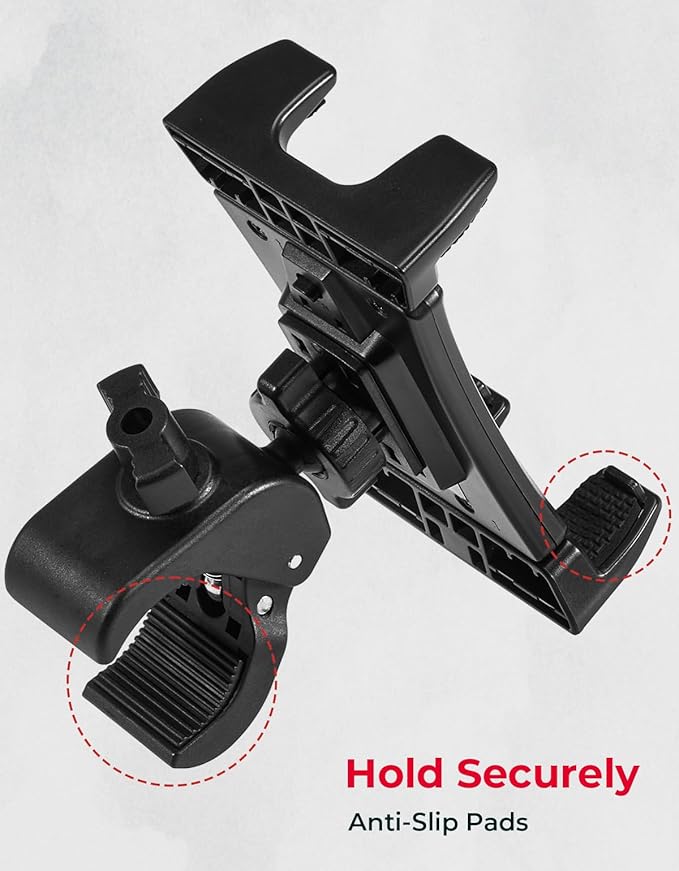 KEMIMOTO UTV Phone Mount ATV Holder, Fit 4.7"-13" Phone & Tablet, 360° Adjustable Heavy Duty, Compatible with Can-Am Maverick X3 Outlander Polaris RZR Sportsman Kawasaki Talon Viking