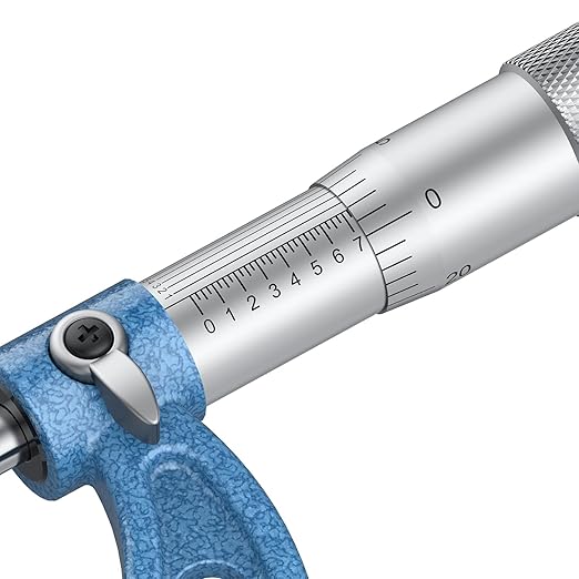 HDLNKAK Outside Micrometer, 0-1" Machinist Micrometer, 0.0001" Graduation Micrometer Set, Alloy Precision Micrometer, Machinist Tool, Micrometer Standard with Case