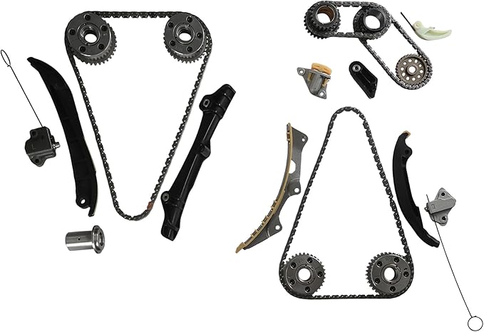 Engine Overhaul Rebuild Kit Timing Chain Kit Head Gasket Set Bearings Fit For Jeep Chrysler 200 300 Challenger Charger Ram 1500 Wrangler Dodge Ram Pentastar 3.6L V6 2011-2016 HS26541PT, ES72467