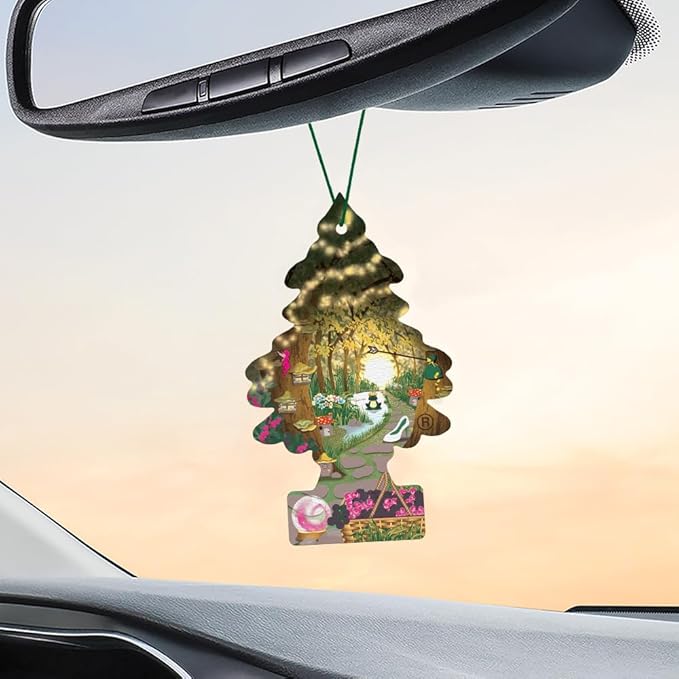 Little Trees Car Air Freshener | Hanging Tree Provides Long Lasting Scent for Auto and Home | Enchanted, 24 Air Fresheners