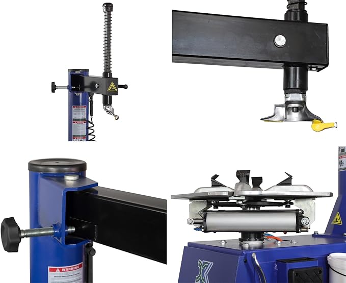 XK-New 2.0 Horsepower Tire Changer Wheel Changers Machine Combo Balancer Rim Clamp 580-690 with 36 Month Part Replacements