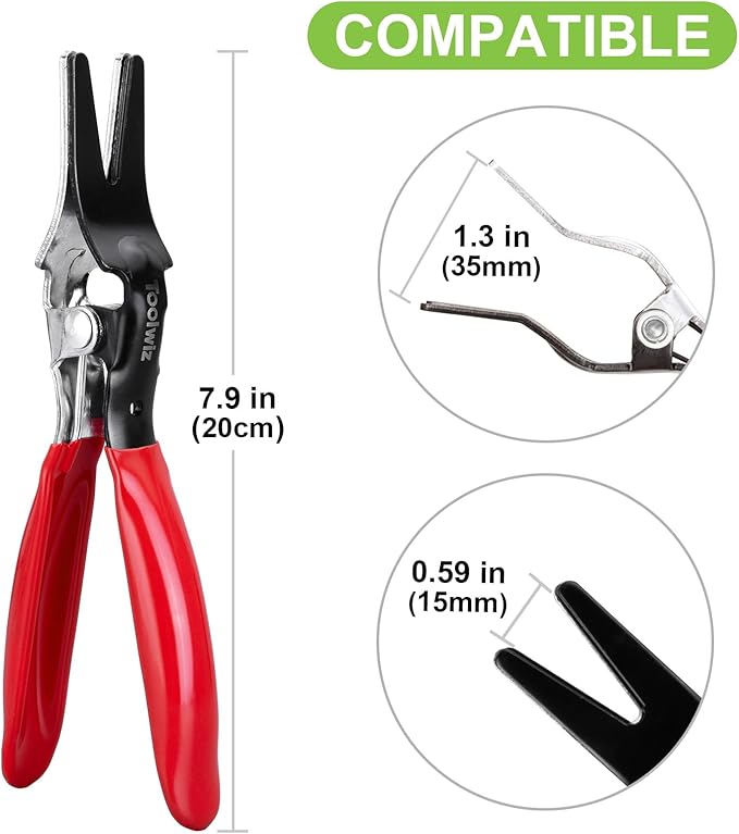 Toolwiz Automobile Hose Removal Pliers, Auto Fuel, and Vacuum Line Tube Hose Remover Pliers, Separator Tools Pipe Repairing Tool for Marine, Oil, Hosepipes Vehicle