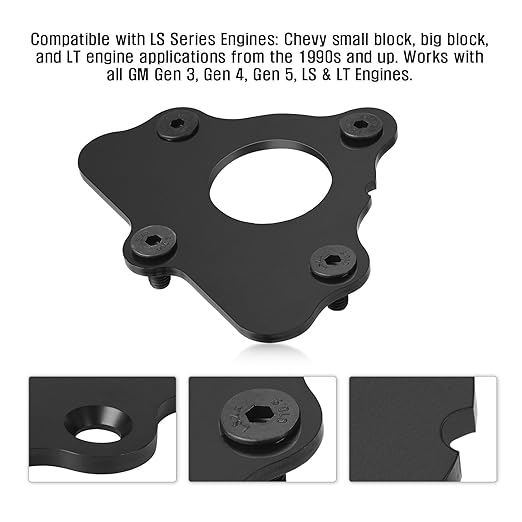 Camshaft Retainer Plate Gasket & Bolt Kit Compatible with GM Gen 3, 4, 5 LS & LT Engines – Fits LS1 LS2 LS3 L83 L86 L87 4.8L 5.3L 6.0L 6.2L – Replaces 12589016, BTR89016