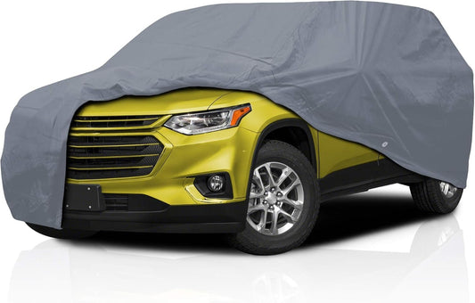 Supreme Full Car Cover - Semi Custom Fit for Traverse 2018-present SUV 4-Door | All-Weather Protection: Waterproof, Dustproof, Windproof, UV-Resistant | Includes Accessories