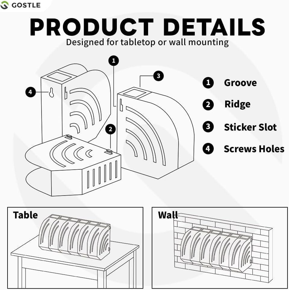 5 Inch Professional Sanding Discs Storage Bins - 6 Bins Set for Efficient Organization, Offset Snap-On Connection, Grit Classification, Space-Saving Design and Versatile Application, Red