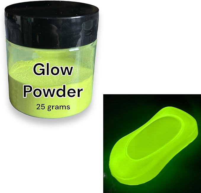 LiME LiNE Base Coat Maker Pigment Powder, Automotive Grade, Basecoat (Yellow Glow in the Dark)