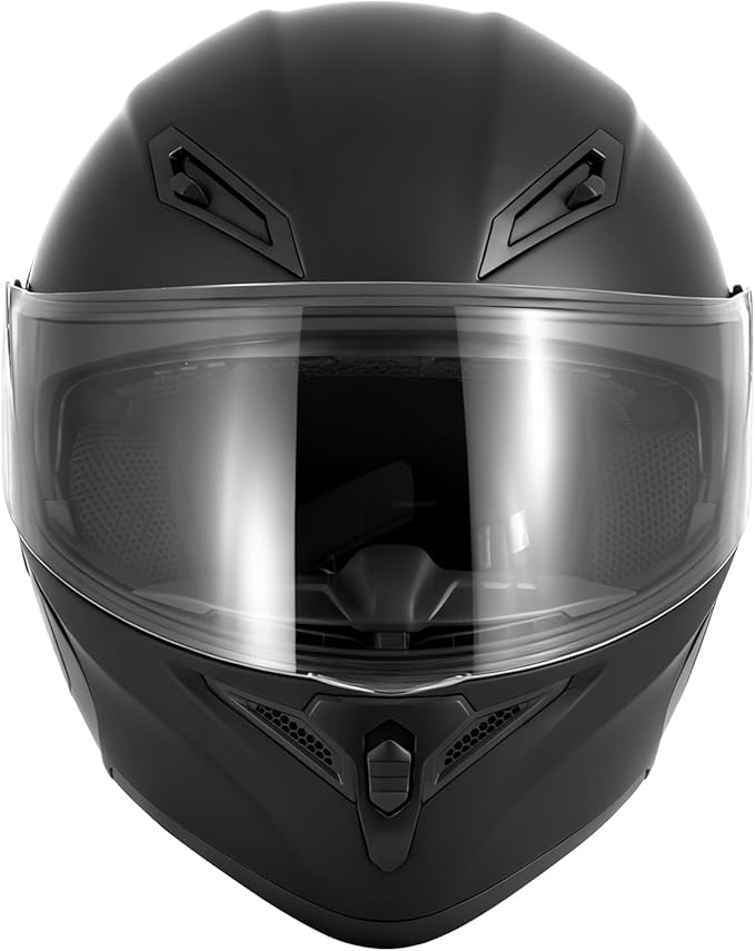 Spark Adult Flip-Up Motorcycle Helmets - DOT Certified Full Face Helmet with Dual Visor & Quick-Release Buckle, Lightweight ABS for Commuting and Touring