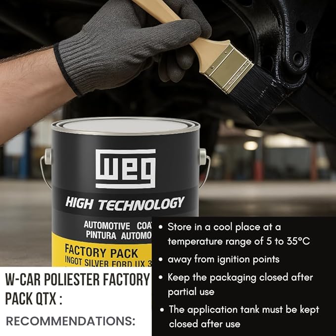 Auto Underbody Coating – 1 Gallon Factory-Type Automotive Paint | Rust Resistant for Truck & Car Frames & Undercarriage Protection | Durable Finish | Professional Automotive Paint (CHEVY CARBON FLASH 501Q)