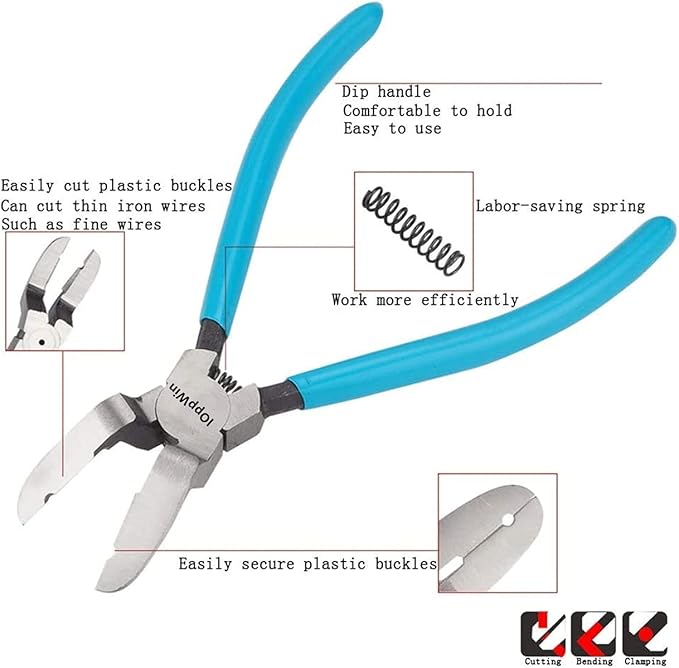 Panel Clip Pliers, Auto Trim Removal Fastener Plier Car Door Panel Clip Tools Plastic Rivets Pry Puller Adjustable Multipurpose Diagonal Cutting Pliers 1 Pcs
