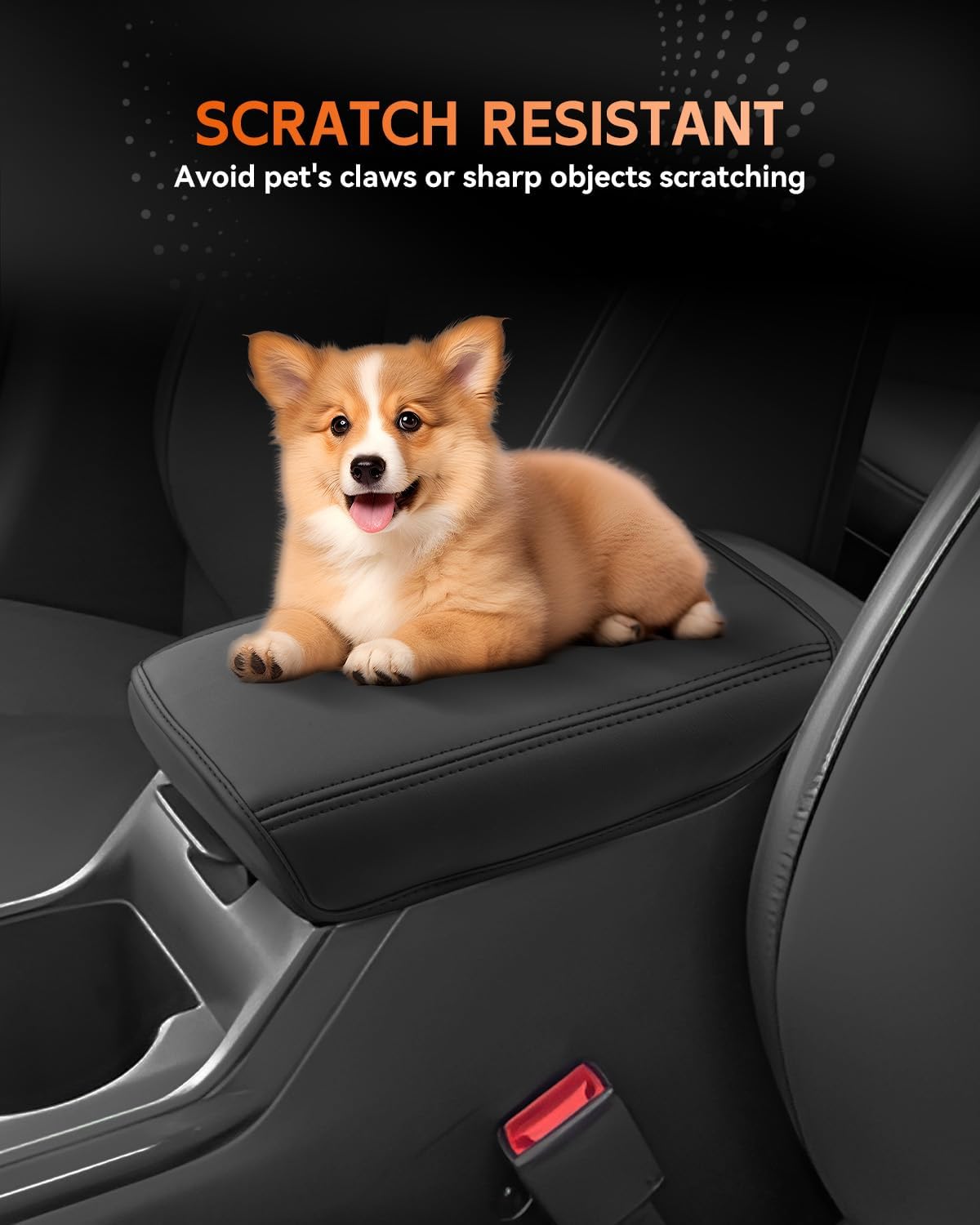 CDEFG for 2025 Kia K4 Center Console Cover Armrest Box Cover for K4 (LX, LXS, EX, GT-Line, GT-Line Turbo) 2025+ Accessories Console Arm Rest Protector