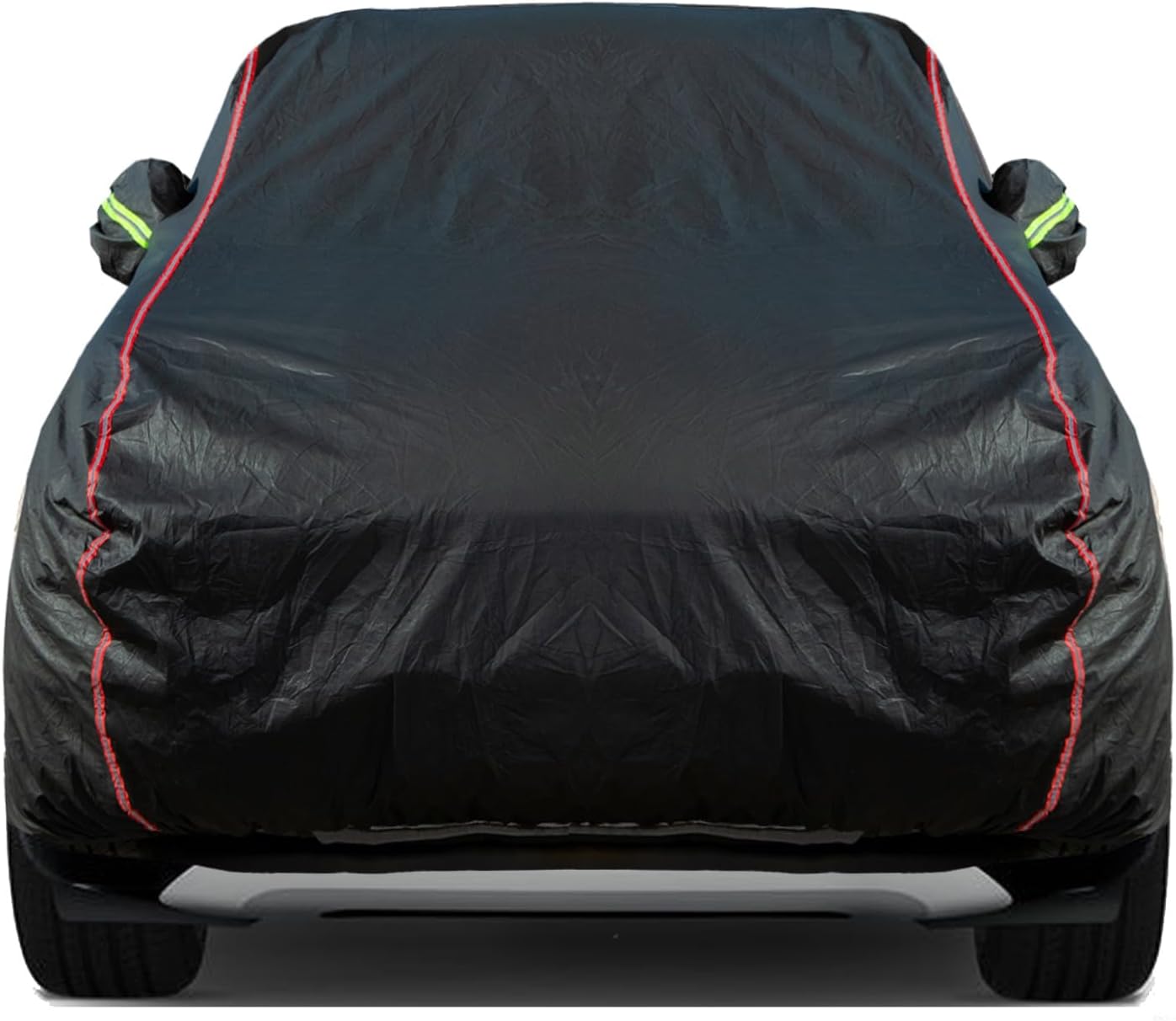 Breathable New Material, Waterproof Car Cover, Locks and Zipper Doors, Sunscreen Waterproof UV Prevention Snowproof Wind and Windproof,Suitable for Indoor Outdoor,for SUV (214"-236") B15