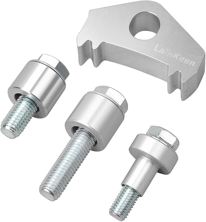 LainKeen Auto Engine Flywheel Locking Tool Kit Compatible with BMW N20 M47TU M54 M57T2 M57TU N40 N42 N43 N45T N46 N46T N51 N52 N53 N54 N62 N73 S85 & W17 Engines