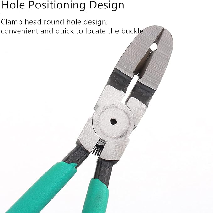 Multifunctional V-Type Automotive Clip Pliers - Heavy-Duty Carbon Steel Tool for Prying, Pulling & Gripping - Heat-Treated Blade, Universal Car Fastener Removal & Installation
