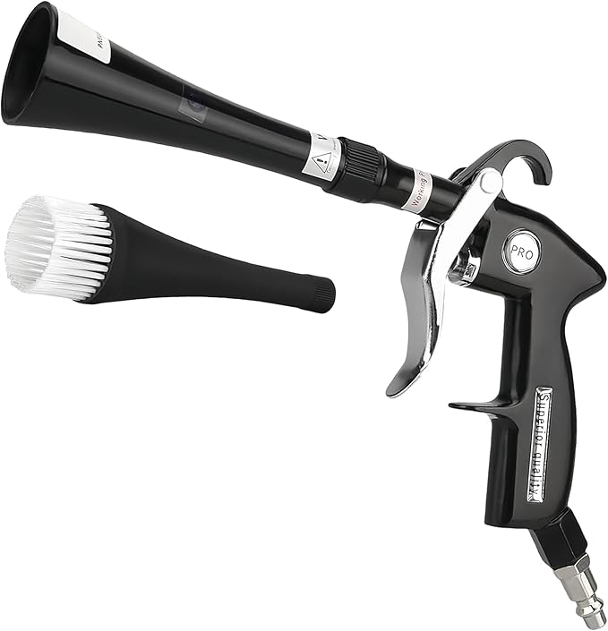 Detailing Car Cleaning Gun, High Pressure Air Blow Gun for Interior Dryer, Car Detailing Kit Interior Cleaner, Car Detailing Tools Quickly Blowing Out Dirt and Dust Working with Air Compressor