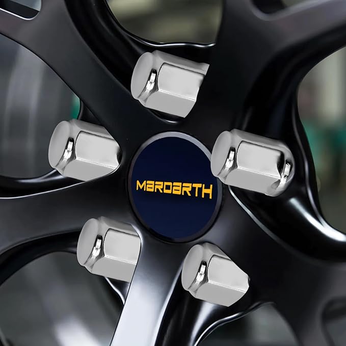 Set of 20, 12x1.5 1.38 Inch Extended Length Radius Lug Nuts with Ball Seat Compatible with Honda Acura Factory Alloy Wheels