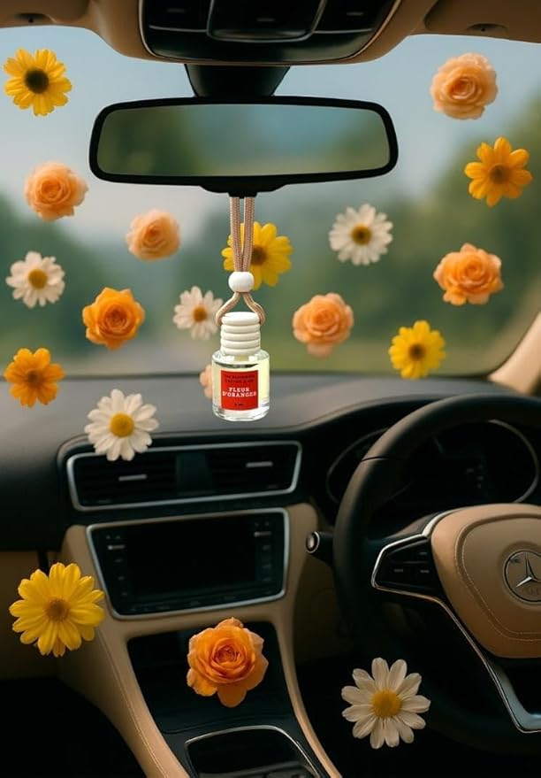 2 Long-Lasting Fragrance Air Freshener - Car or Small Room Hanging Freshener - Phthalate Free Fragrance (Mango & Coconut)