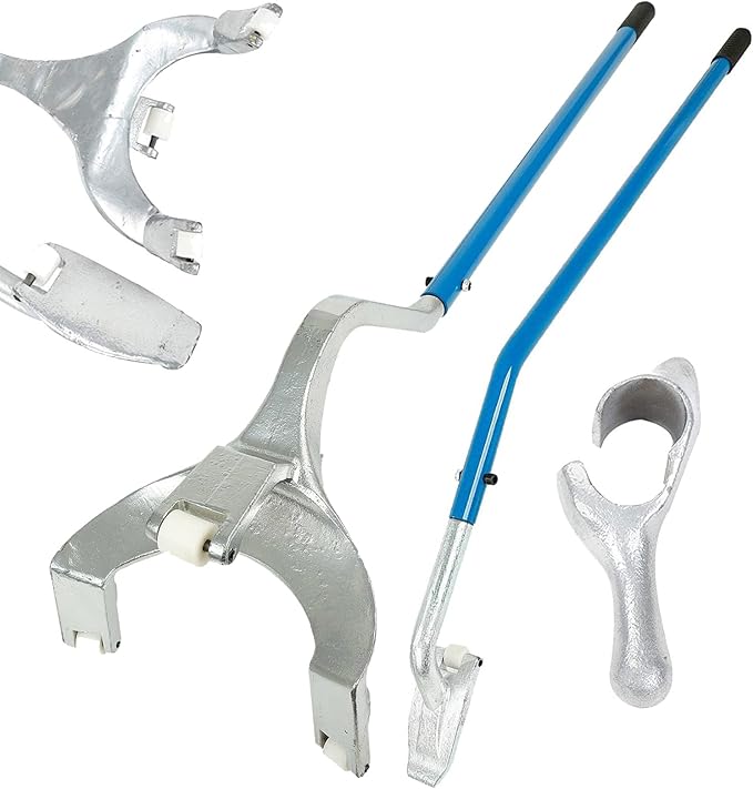 BLACKHORSE-RACING 22.5" to 24.5" Tire Changer Mount Demount Removal Tool Tubeless Truck Extra Bead Keeper Blue
