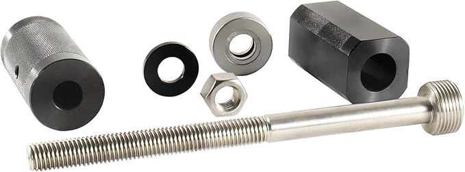 9U-6891 Injector Sleeve Cup Remover&Installer Tool Set 6pcs Compatible with CAT Caterpillar 3406E C10 C12 C15 C16 C-18 Engine Heavy Duty Steel