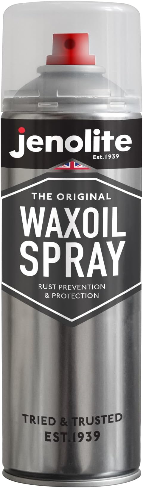 JENOLITE Waxoil Rust Prevention Aerosol, Car/Bike/Motorcycle Corrosion Protection Spray 500ml (16.9 fl oz)