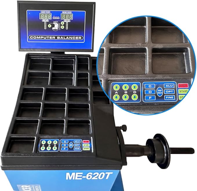 KATOOL ME 2.0HP Tire Changer Machine(Double Assist Arm+Bead Blaster) Wheel Balancer Machine Combo Tire Changer Tire Machine Tire Changing Machine Combo(530combo)
