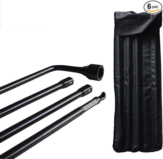 Spare Tire Lug Wrench Tool Kit – Heavy Duty Carbon Steel with Storage Case – Compatible with Select 2012 Full-Size Pickup Trucks & SUVs