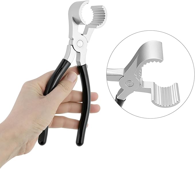 QWORK Washer Hose Plier for Washing Machine Inlet Hoses 7/8"-1 7/8", Hose Removal Tool, Hose Removal Pliers