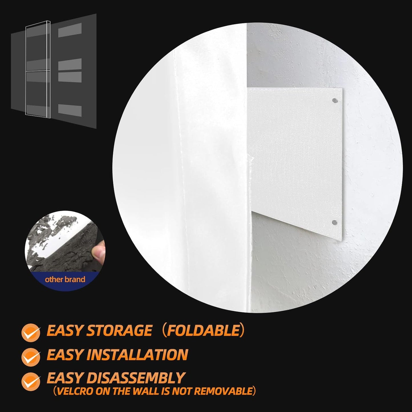 PROGOAL 2"/4" Thick Foam Protection Wall Pad，Gym Basketball-Court Protectors，Durable Waterproof Padding for Wall-Mounted Basketball Hoops(60" L x 20" W)…