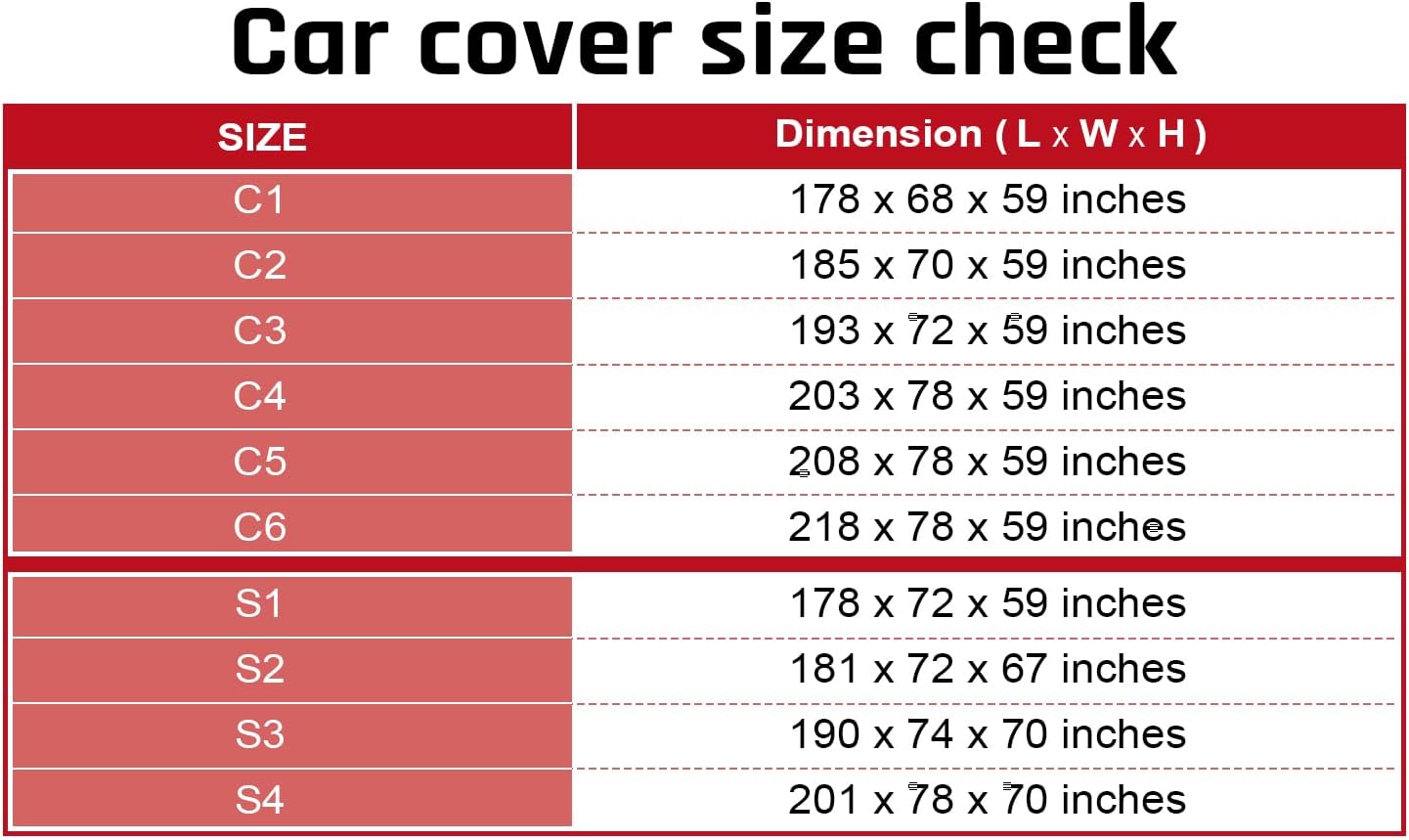 Full Exterior Covers for Waterproof Protection with Red Stripe Design,SUV Car Covers for Automobiles Universal Fit Nissan Kicks, Subaru Crosstrek, Jeep Compass Liberty, Kia Soul Sportage