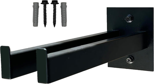 Garden Tool Rack,Wall-Mounted Organizer for Shovels, Rakes, Brooms, and Trowels,Heavy-Duty Black Stainless Steel Tool Holder,Fits Handles Under 1.5" Diameter,Garage or Shed Storage