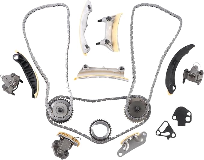 Engine Timing Chain Kit 12612839 12645465 Fits for 2007-2015 Cadillac Buick Saturn Pontiac 3.6L 3.0L DOHC Aftermarket Part