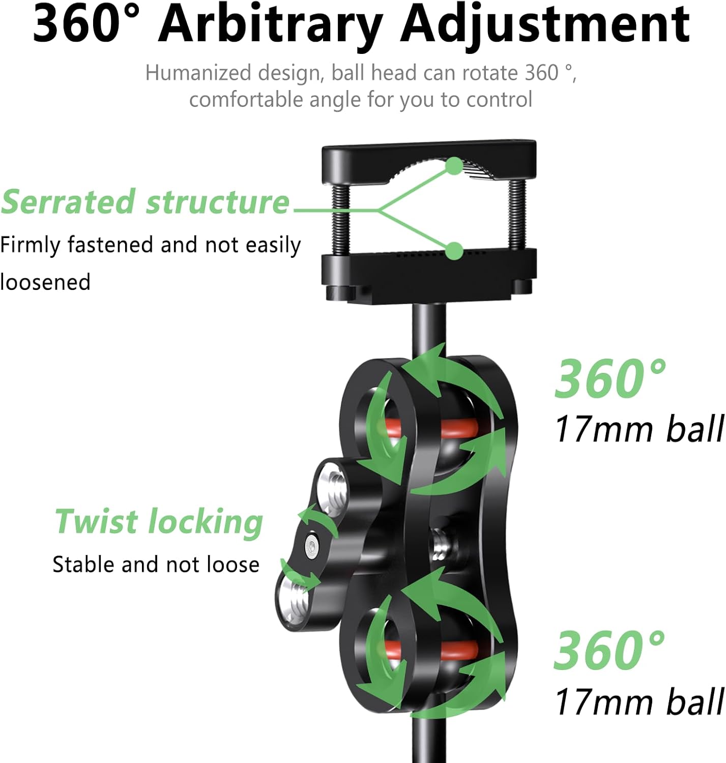 Radar Mount Mirror Mount Bracket，Aluminum Radar Detector Mount (for Escort IX IXc Max360C MKII Max3 Max4 Radar)