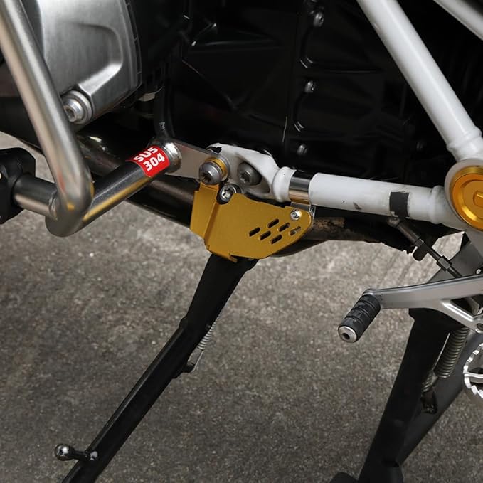 Modeer for R1200 R1250 GS Adventure R1250GS HP -2024 Motorcycle Sidestand Side Stand Switch Protector Guard Cover Cap R 1200 1250 GSA R1250GSA R1200GS adv R1250R R1250RS R1200R R1200RS (Black)