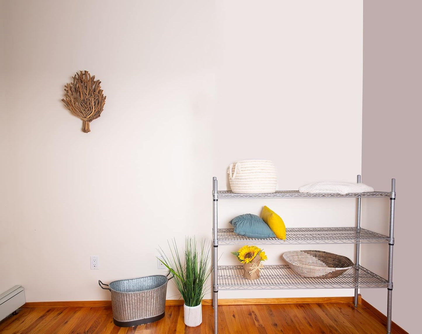 Omega 12" Deep x 72" Wide x 36" High 3 Tier Gray Starter Shelving Unit