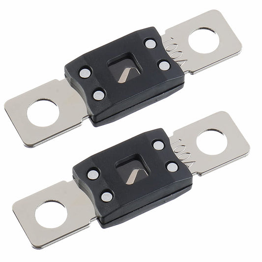 100A MEGA High Current Fuse - 100 Amp Bolt-on Fuse for Cars, Trucks, Construction Vehicles, Buses, Caravans (2 Pcs)