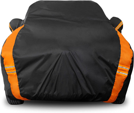 Avecrew SUV Car Cover Waterproof All Weather for Automobiles, Outdoor Heavy Duty Full Exterior SUV Covers (Length: 182"-191")