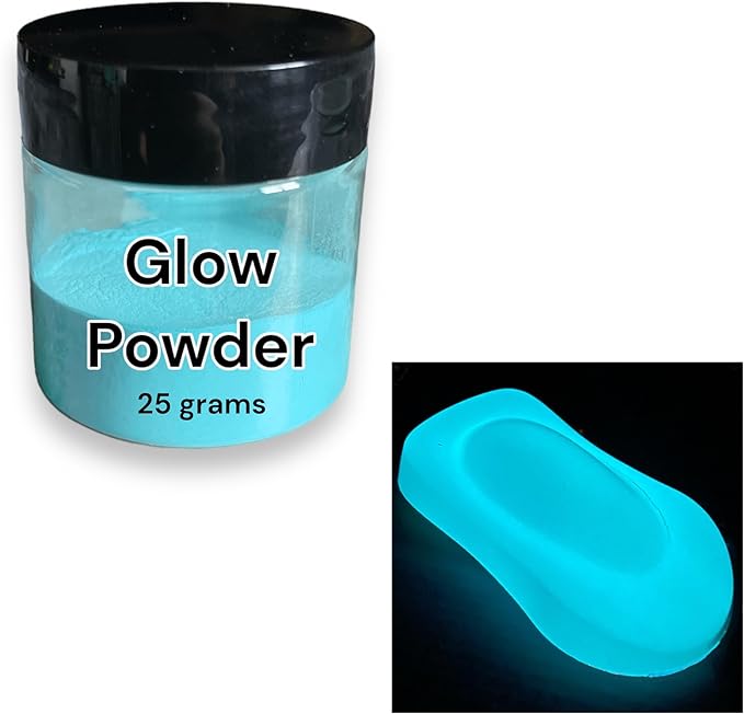 LiME LiNE Base Coat Maker Pigment Powder, Automotive Grade, Basecoat (Blue Glow in the Dark)