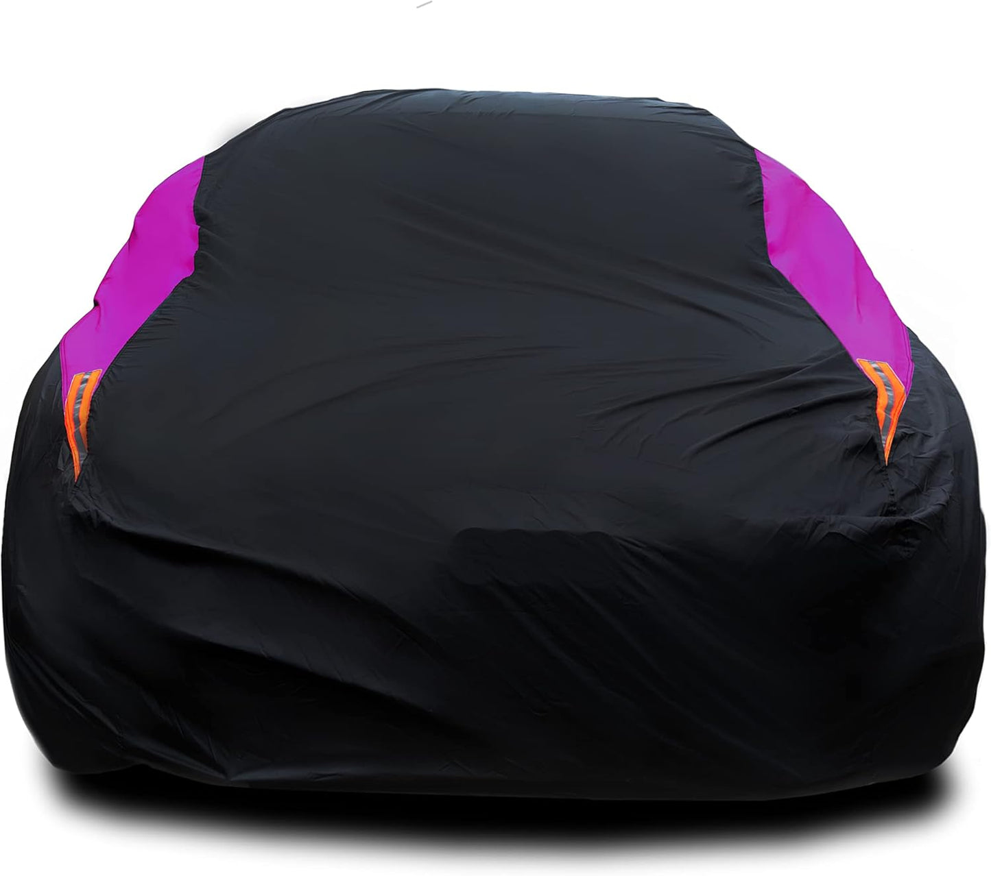 MORNYRAY Waterproof Car Cover All Weather Snowproof UV Protection Windproof Outdoor Full car Cover, Universal Fit for Sedan (Purple, A4-Fit Sedan Length(186-193 inch)
