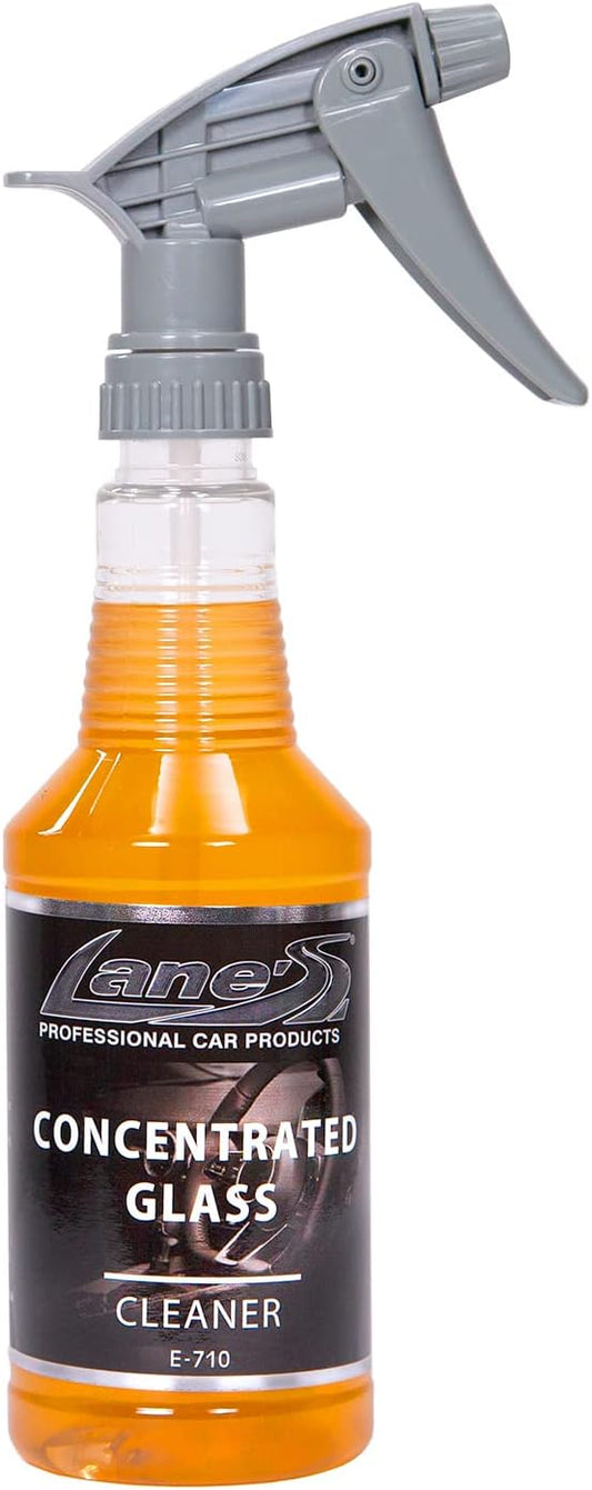 LANE'S Concentrated Auto Glass Cleaner- Window Cleaner, Windshield Cleaner- Removes Smoke Film, Fingerprints, and Smudges, Safe for All Glasses- 32 oz