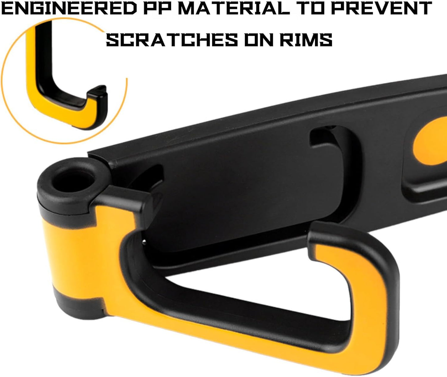 Bike Rack Garage Bicycle Wall Mount Holder Garage Hooks for Hanging Bike Bicycle Vertical Bike Hooks Easily Hang/Detach in Indoor Bike Storage or Garage Organizers and Storage Black