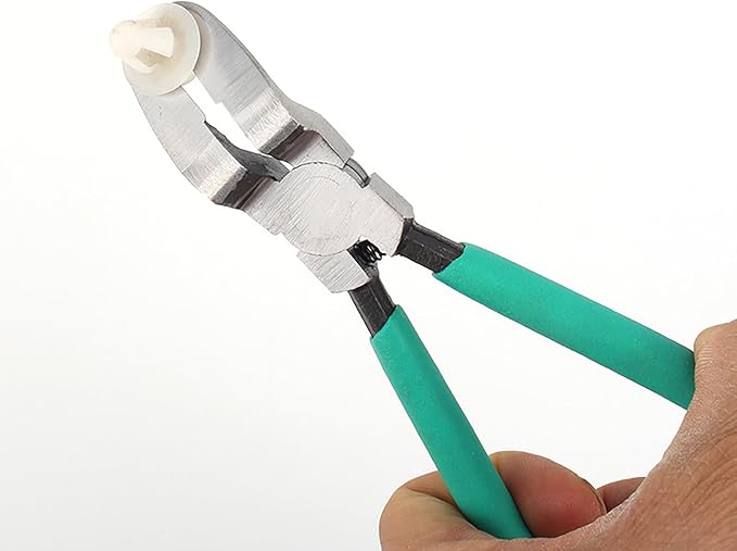 Multifunctional V-Type Automotive Clip Pliers - Heavy-Duty Carbon Steel Tool for Prying, Pulling & Gripping - Heat-Treated Blade, Universal Car Fastener Removal & Installation
