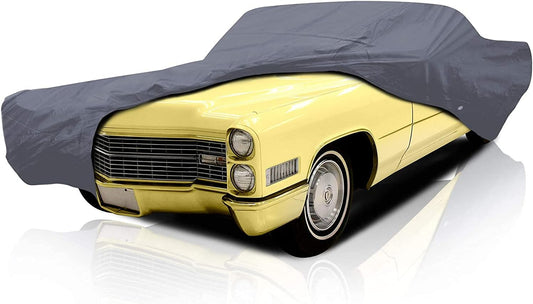 Supreme Full Car Cover – for Pontiac GTO 1964-1972 Convertible 2-Door Semi Custom Fit Waterproof Full Coverage All Weather Windproof Dust Proof Indoor Outdoor Automobile