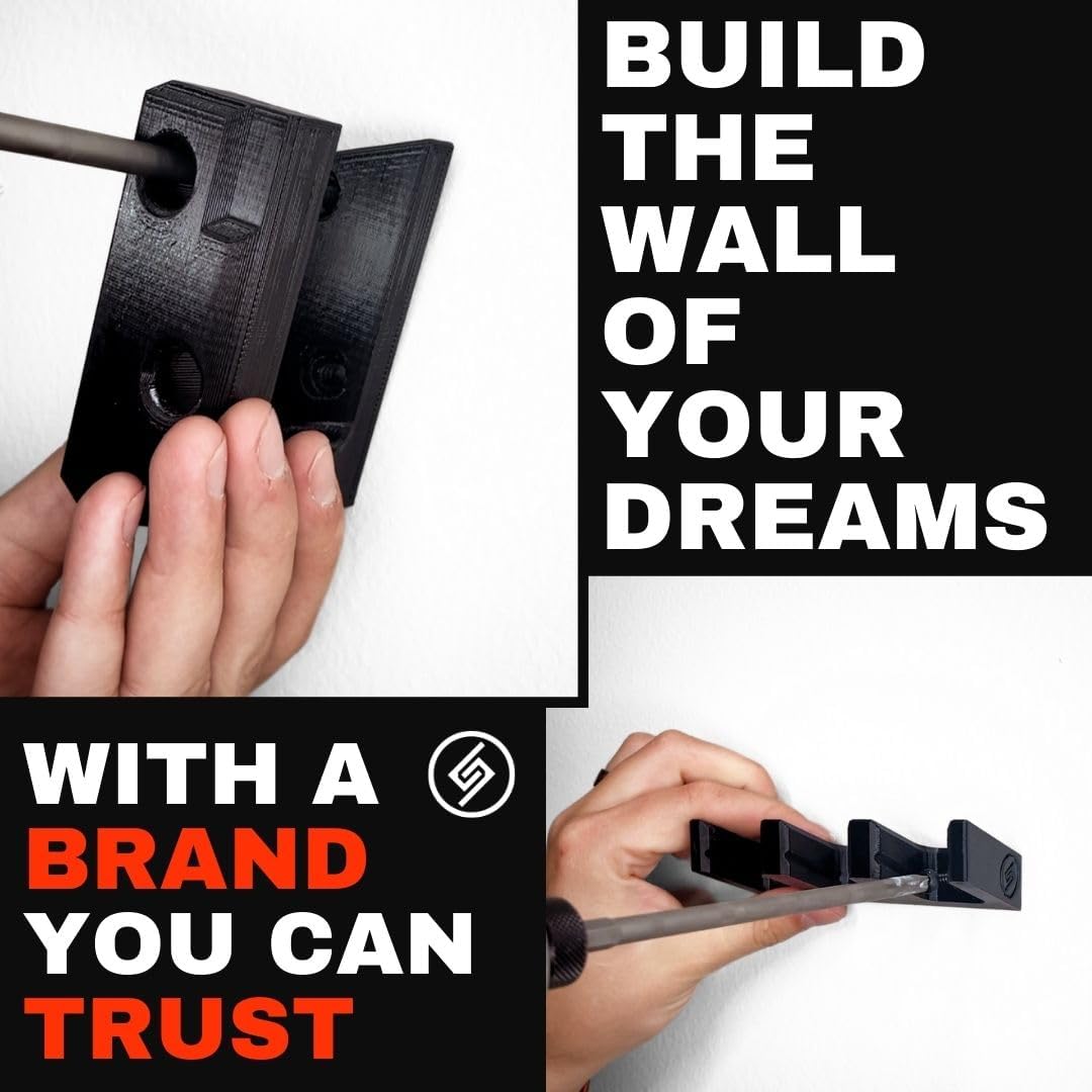 Spartan Mounts for SIG MPX 9mm | (Does NOT FIT AR) Rifle Wall Display Storage Organization System | Low Profile Design | Features Locking System | Gun Safe Wall Room Solution